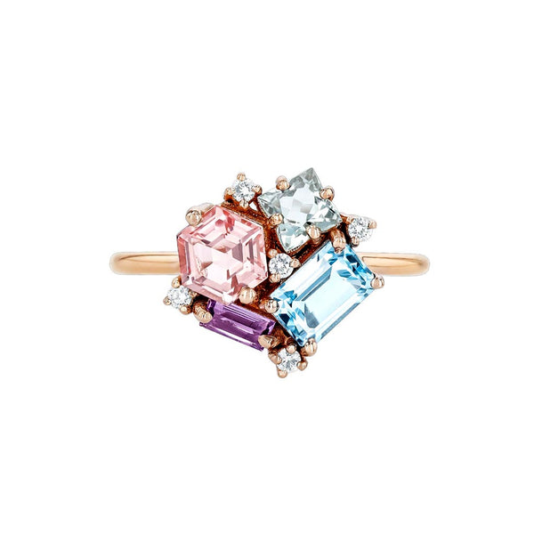 Amalfi Pastel Blossom Ring - 1